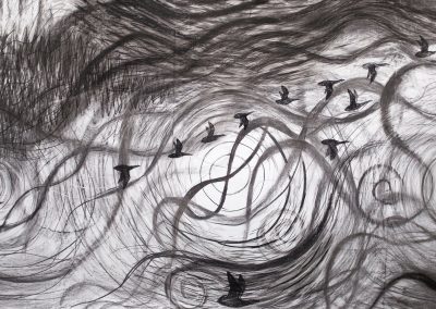 I DREAMT I HEARD GEESE FLYING THROUGH NORTHERN LIGHTS