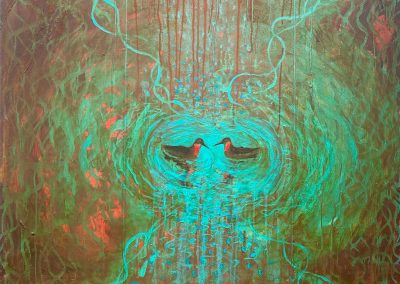 Dance of the Red Necked Phalaropes