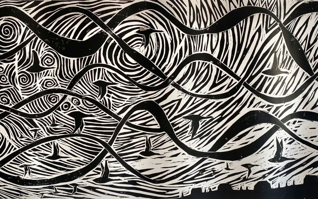 I Dreamt I Saw Geese Flying Through Northern Lights II