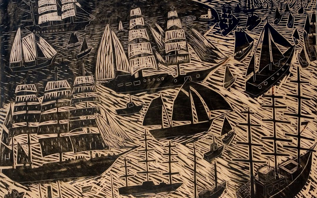 Tall Ships Leaving Lerwick