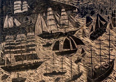 Tall Ships Leaving Lerwick