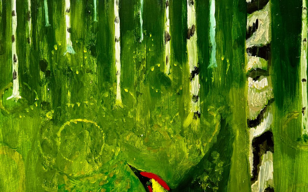 The Flight Of the Green Woodpecker 3