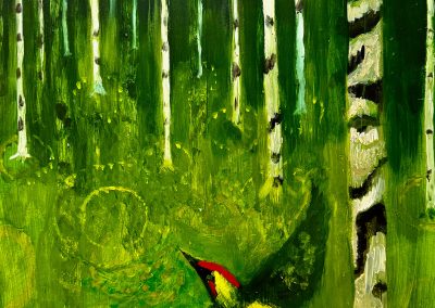 The Flight Of the Green Woodpecker 3