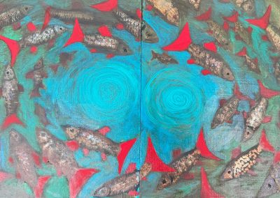 The Lamentation of the Fishes (diptych)