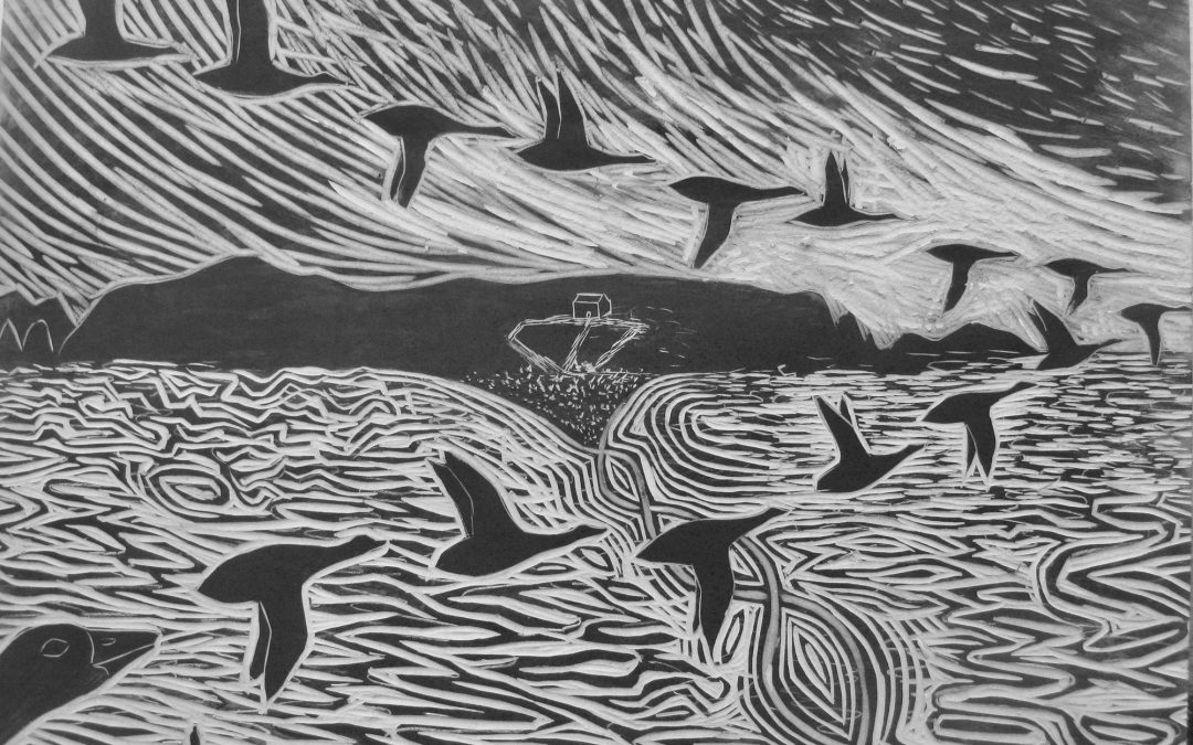 Geese Over St Ninians