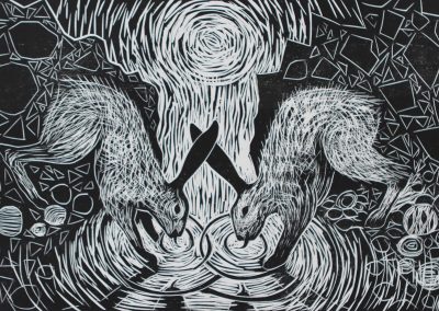 These Hares drink here because they know that the water is good