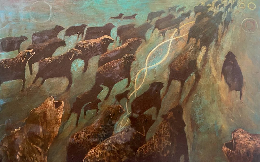 I Dreamt I Saw Sheep Walking Towards a Light