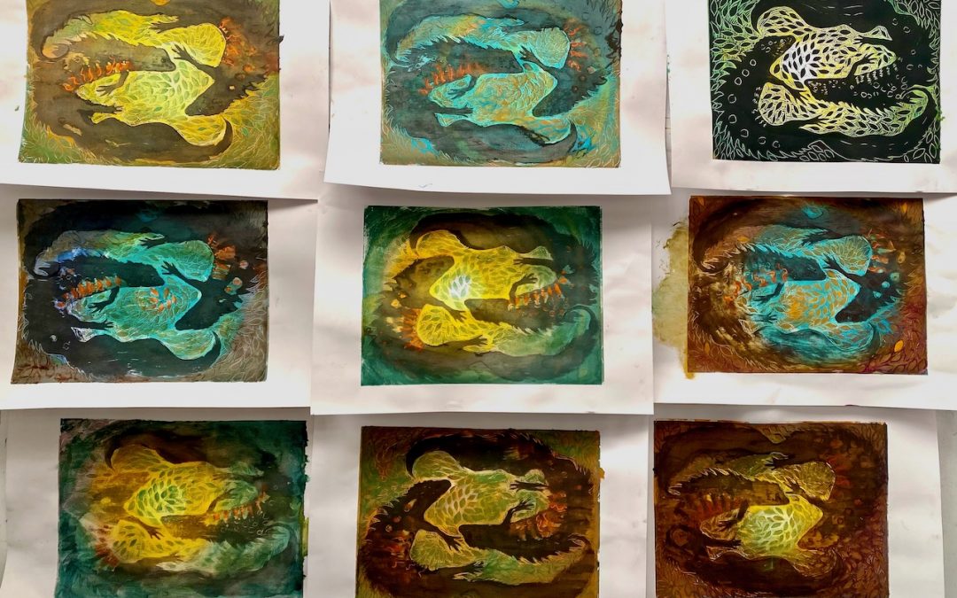 The Dance of the Great Crested Newts